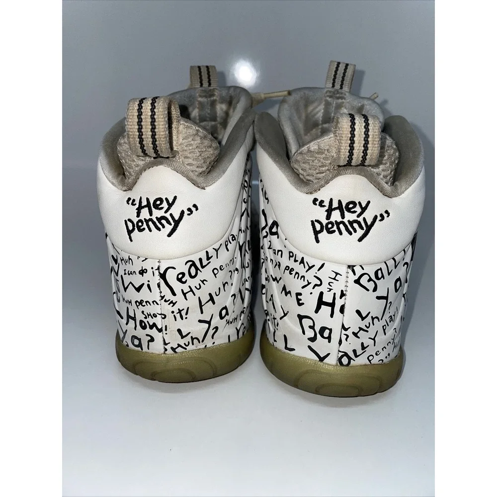 Nike Little Posite One (GS) 'Hey Penny' White Black 723946 101 Size‎ 5.5y